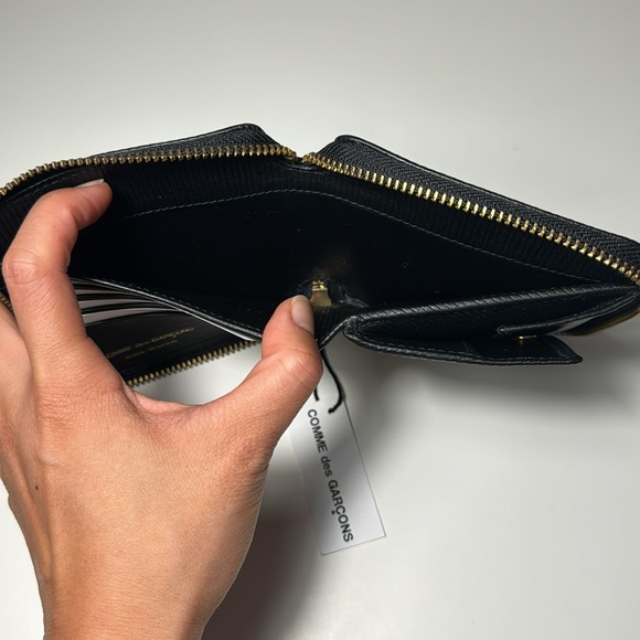 Commes de Garcçons Wallet - Style: 'Intersection' SA2100LS Black - NTW - Picture 3 of 9